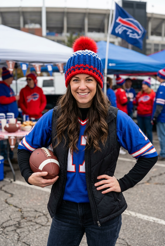 Buffalo football tailgate lifestyle photograph